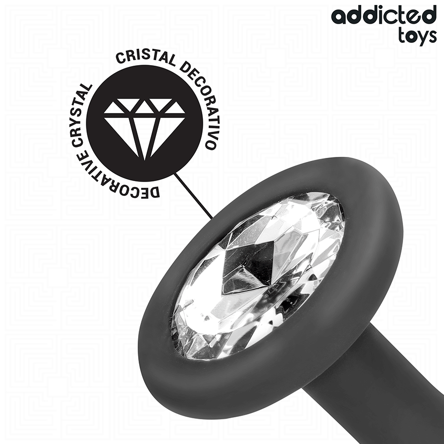 ADDICTED TOYS - LOT DE 3 PLUG ANAL AVEC BIJOU - 7eme ciel