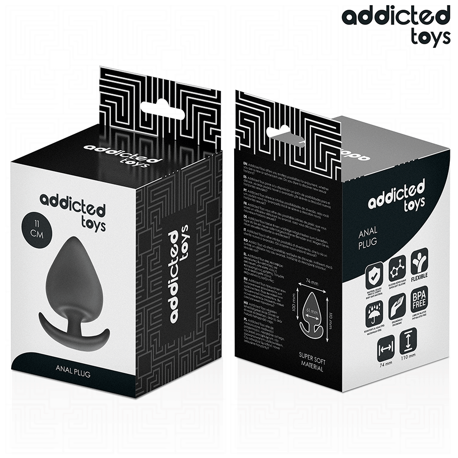ADDICTED TOYS - PLUG ANAL TAILLE XXL 11 CM - 7eme ciel