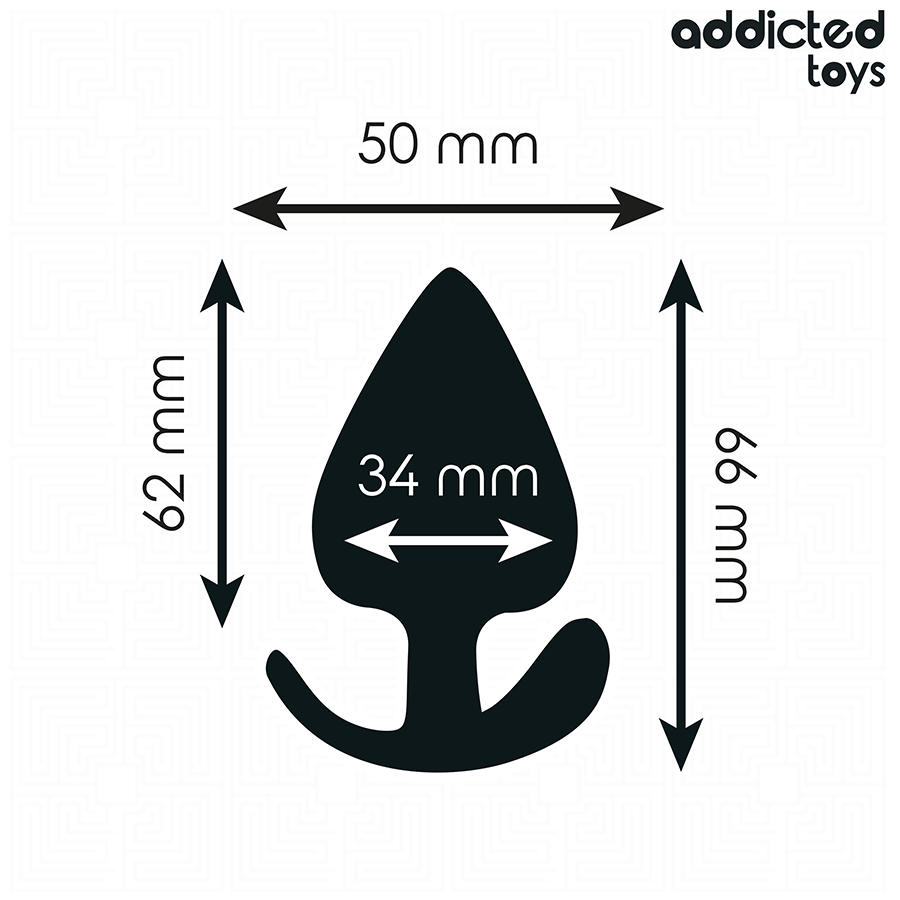 ADDICTED TOYS - PLUG ANAL TAILLE M 6,6 CM - 7eme ciel