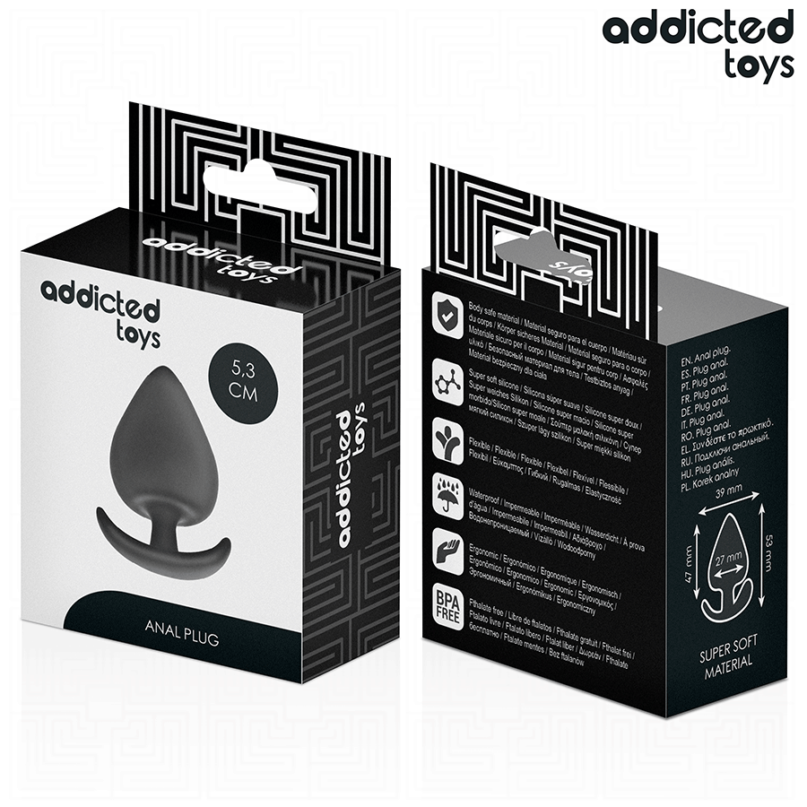 ADDICTED TOYS - PLUG ANAL TAILLE S 5,3 CM - 7eme ciel