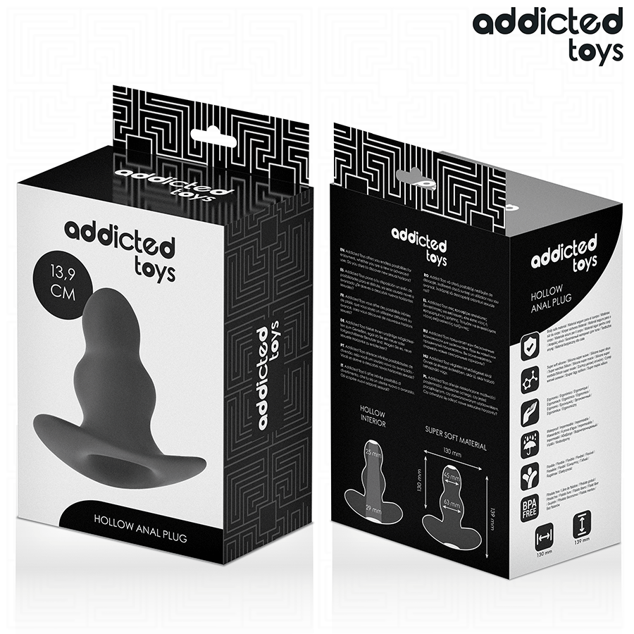 ADDICTED TOYS - PLUG ANAL CREUX TAILLE XL 13,9 CM - 7eme ciel