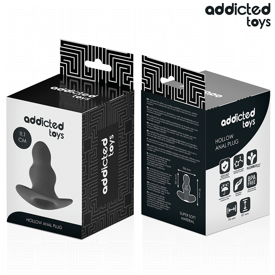 ADDICTED TOYS - PLUG ANAL CREUX TAILLE L 11,1 CM - 7eme ciel