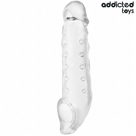 ADDICTED TOYS - GAINE PÉNIS TRANSPARENTE TAILLE M 27 CM - 7eme ciel