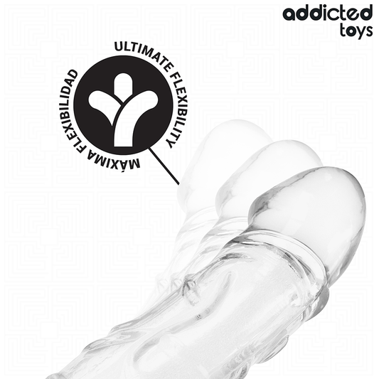 ADDICTED TOYS - EXTENSION DE PÉNIS TRANSPARENTE 27 CM - 7eme ciel