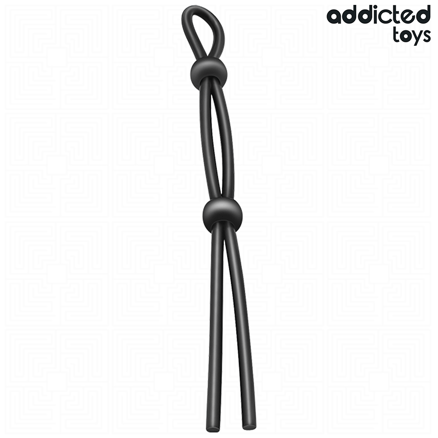 ADDICTED TOYS - CORDE EN SILICONE POUR LE PÉNIS À DOUBLE BOUCLE - 7eme ciel