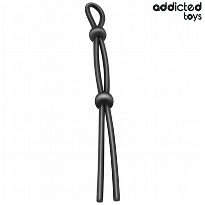 ADDICTED TOYS - CORDE EN SILICONE POUR LE PÉNIS À DOUBLE BOUCLE - 7eme ciel