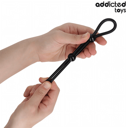 ADDICTED TOYS - CORDE EN SILICONE POUR LE PÉNIS À DOUBLE BOUCLE - 7eme ciel