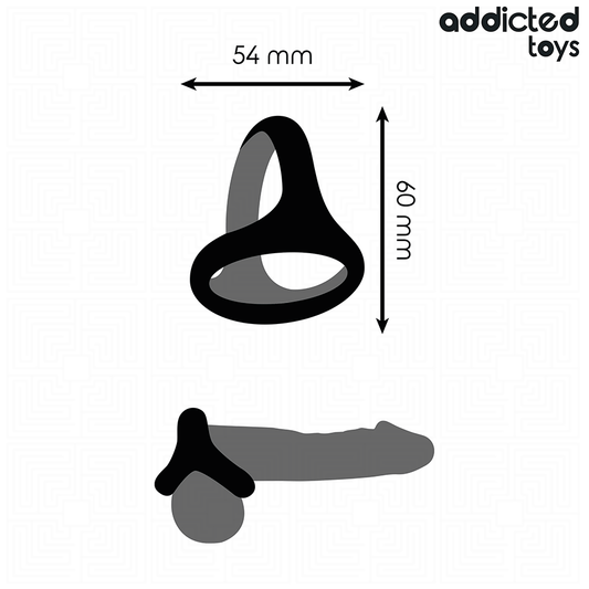 ADDICTED TOYS - ANNEAU PÉNIS TRIPLE ÉPAIS - 7eme ciel