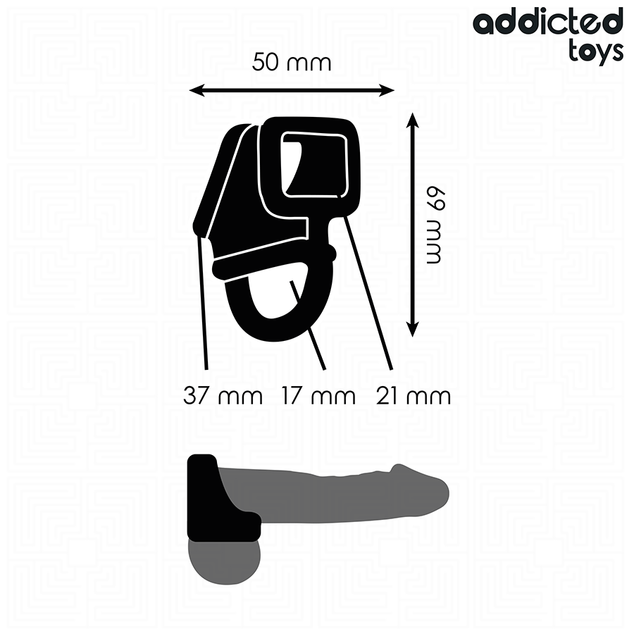 ADDICTED TOYS - ANNEAU POUR CAGE À PÉNIS - 7eme ciel