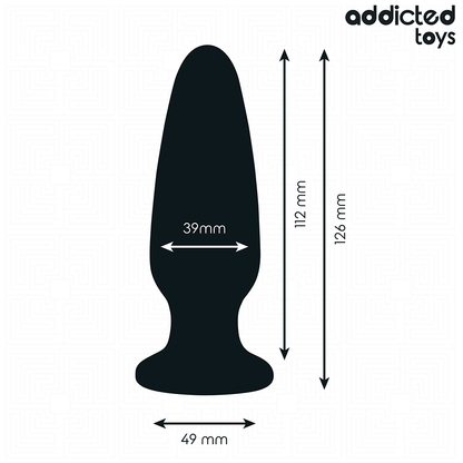 ADDICTED TOYS - PLUG ANAL AVEC BIJOU TAILLE L 12,6 CM - 7eme ciel