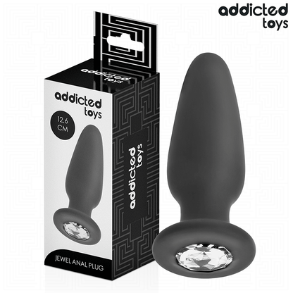 ADDICTED TOYS - PLUG ANAL AVEC BIJOU TAILLE L 12,6 CM