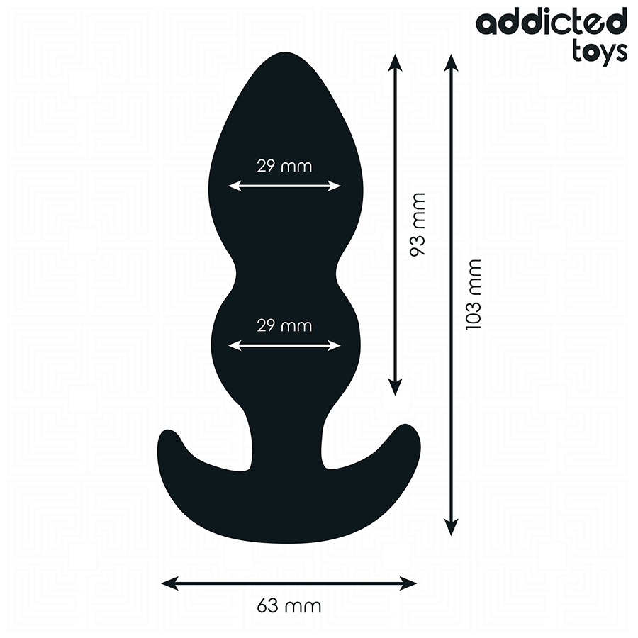 ADDICTED TOYS - PLUG ANAL TAILLE S 10,3 CM - 7eme ciel