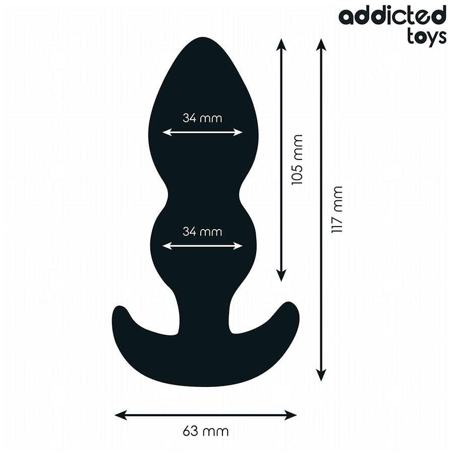 ADDICTED TOYS - PLUG ANAL TAILLE L 11,7 CM - 7eme ciel