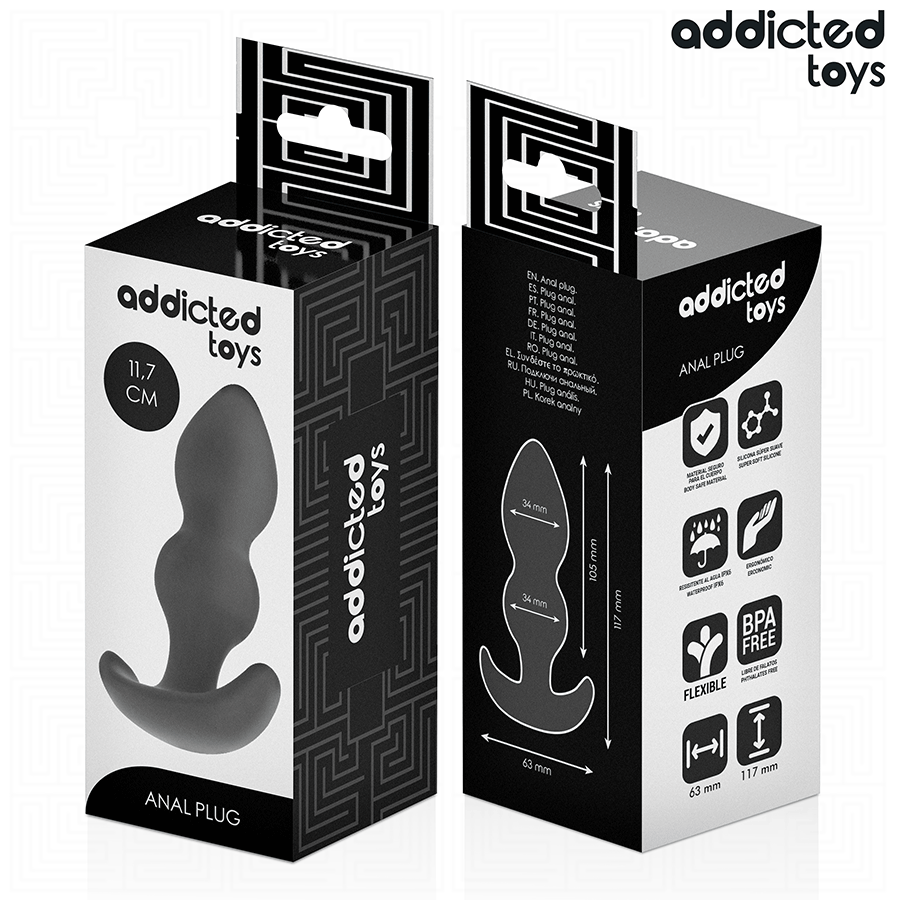 ADDICTED TOYS - PLUG ANAL TAILLE L 11,7 CM - 7eme ciel