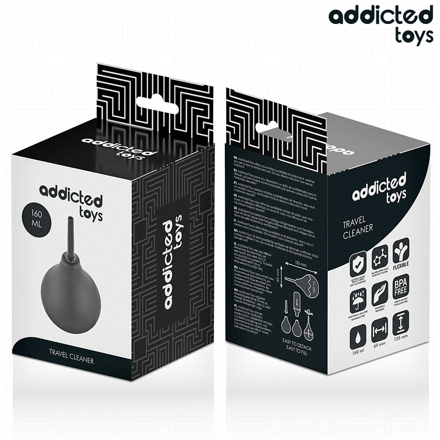 ADDICTED TOYS - NETTOYANT ANAL DE VOYAGE TAILLE M 160 ML - 7eme ciel