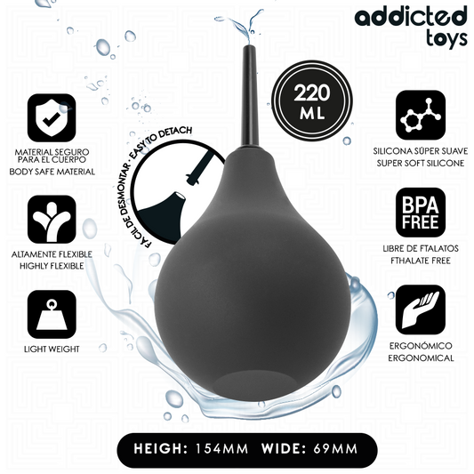 ADDICTED TOYS - NETTOYANT ANAL DE VOYAGE TAILLE L 220 ML - 7eme ciel