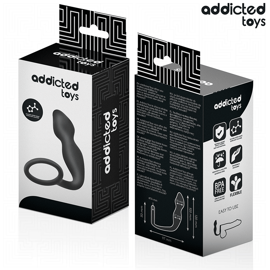 ADDICTED TOYS - PLUG ANAL AVEC ANNEAU MODÈLE 2 - 7eme ciel