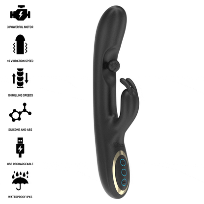 IBIZA - VIBRATEUR RABBIT PUISSANT AVEC PERLE ROULANTE MASSANTE