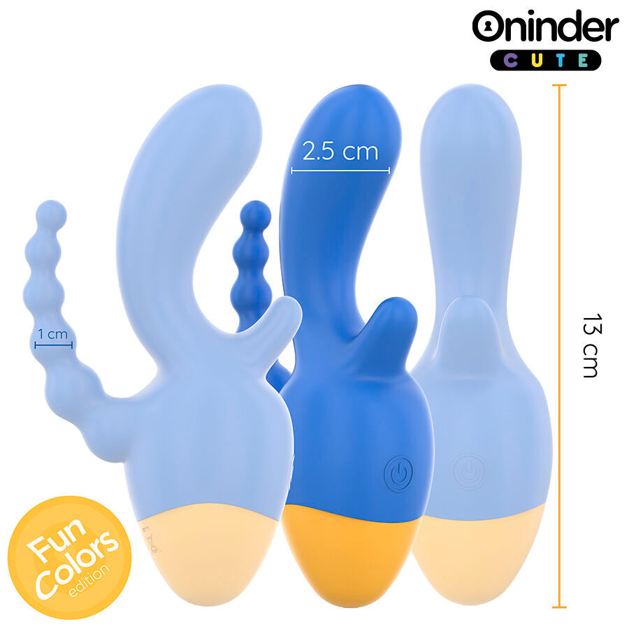 ONINDER CUTE - LOVE 3 SOME TRIPLE VIBRATEUR - APPLICATION GRATUITE DANS LE MONDE ENTIER - 7eme ciel