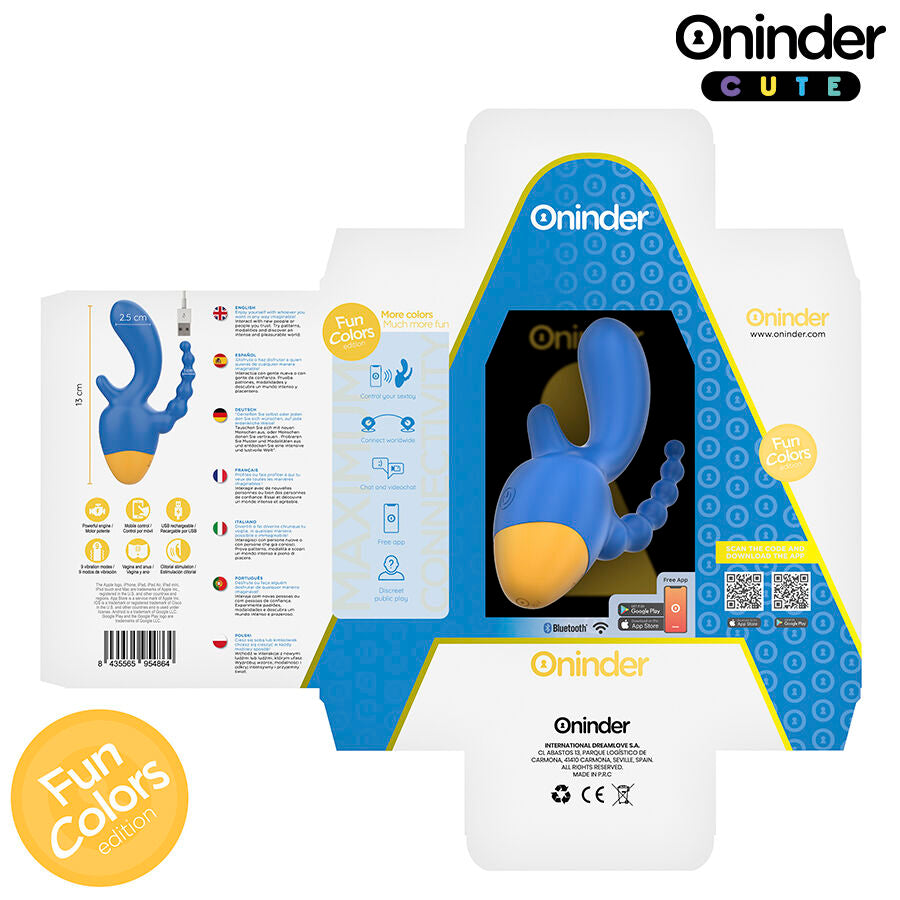 ONINDER CUTE - LOVE 3 SOME TRIPLE VIBRATEUR - APPLICATION GRATUITE DANS LE MONDE ENTIER - 7eme ciel
