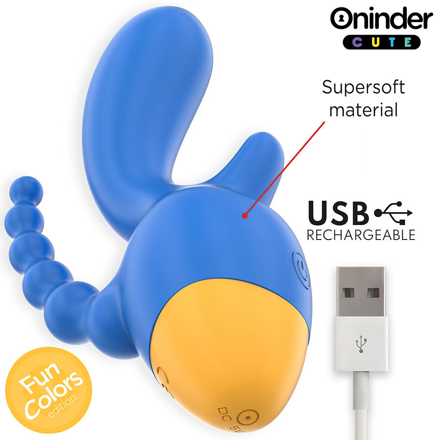 ONINDER CUTE - LOVE 3 SOME TRIPLE VIBRATEUR - APPLICATION GRATUITE DANS LE MONDE ENTIER - 7eme ciel