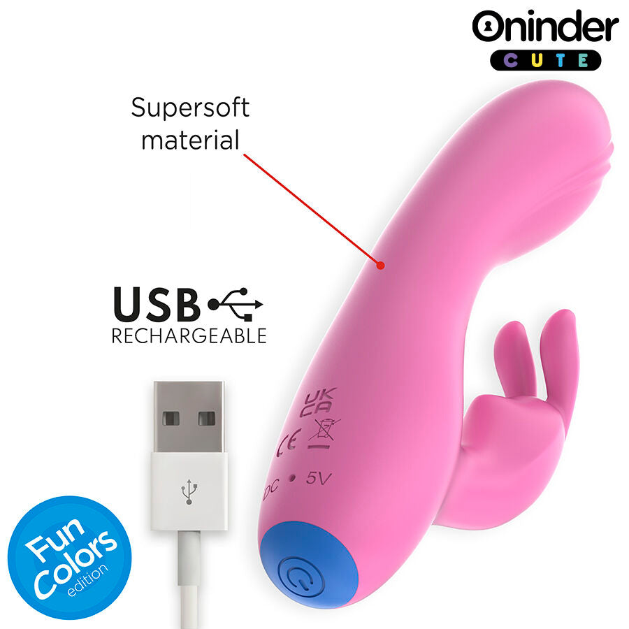 ONINDER CUTE - LOVE BUNNY VIBRATEUR POINT G CLITORIS - APPLICATION GRATUITE MONDIALE - 7eme ciel