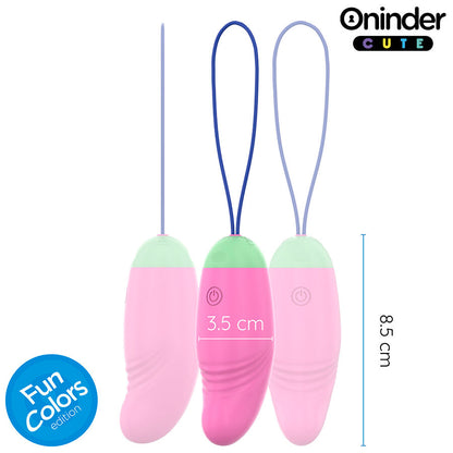 ONINDER CUTE - ŒUF VIBRO-ROTATIF 360° EN SILICONE - APPLICATION GRATUITE DANS LE MONDE ENTIER