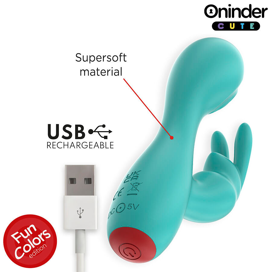 ONINDER CUTE - VIBRATEUR CLITORISÉ LOVE BUNNY G-SPOT - APPLICATION MONDIALE GRATUITE - 7eme ciel
