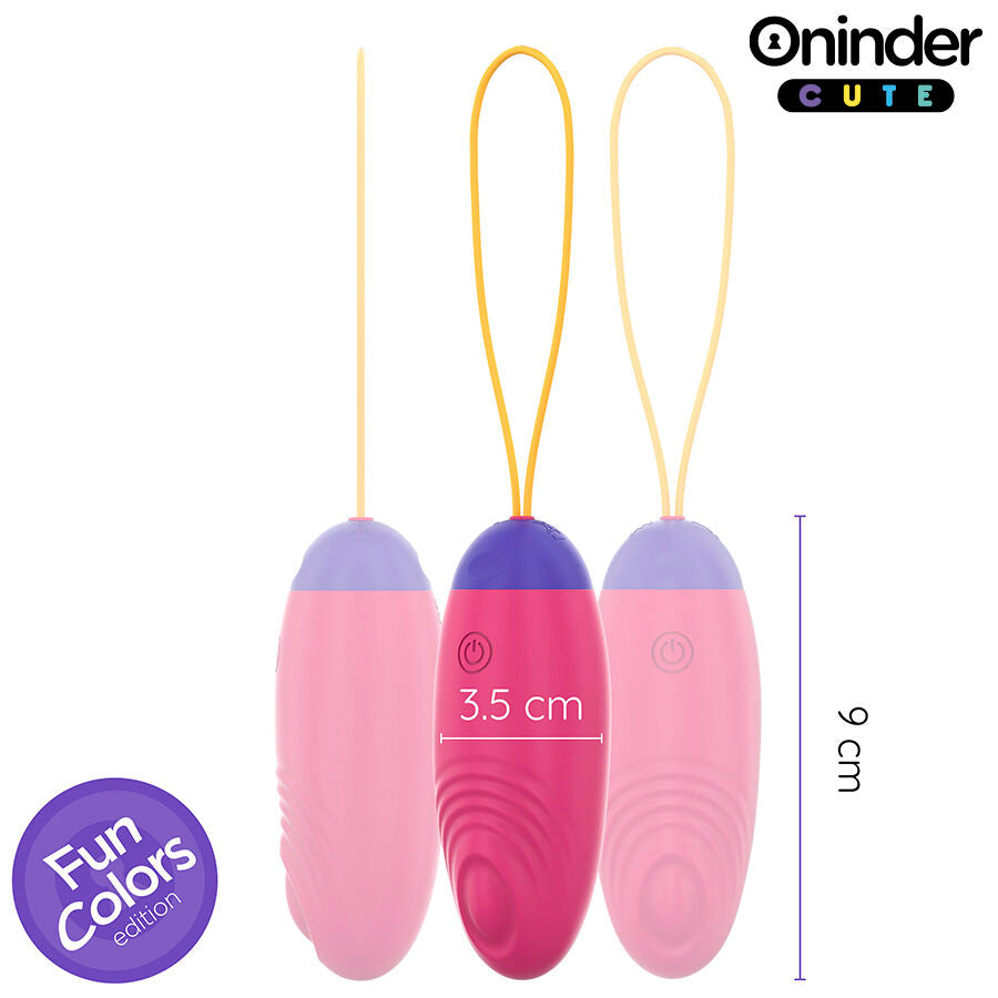 ONINDER CUTE - ŒUF EN SILICONE À VIBRATION ET À ONDE AMOUREUX - APPLICATION GRATUITE DANS LE MONDE ENTIER - 7eme ciel