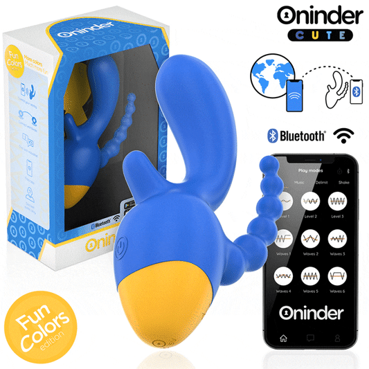 ONINDER CUTE - LOVE 3 SOME TRIPLE VIBRATEUR - APPLICATION GRATUITE DANS LE MONDE ENTIER - 7eme ciel