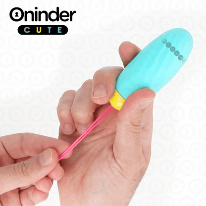ONINDER CUTE - ŒUF VIBRO-ROTATIF EN SILICONE AVEC PIERRE PRÉCIEUSE - APPLICATION GRATUITE DANS LE MONDE ENTIER