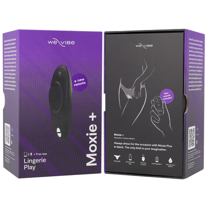 WE-VIBE - VIBRATEUR CLITORAL MOXIE + NOIR - 7eme ciel