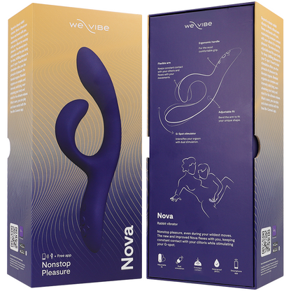 WE-VIBE - VIBRATEUR LAPIN NOVA 3 BLEU NUIT - 7eme ciel