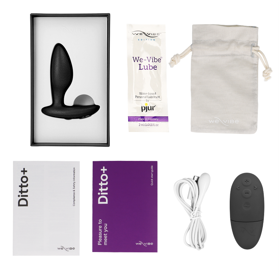 WE-VIBE - MASSEUR DE PROSTATE VECTOR+ NOIR - 7eme ciel