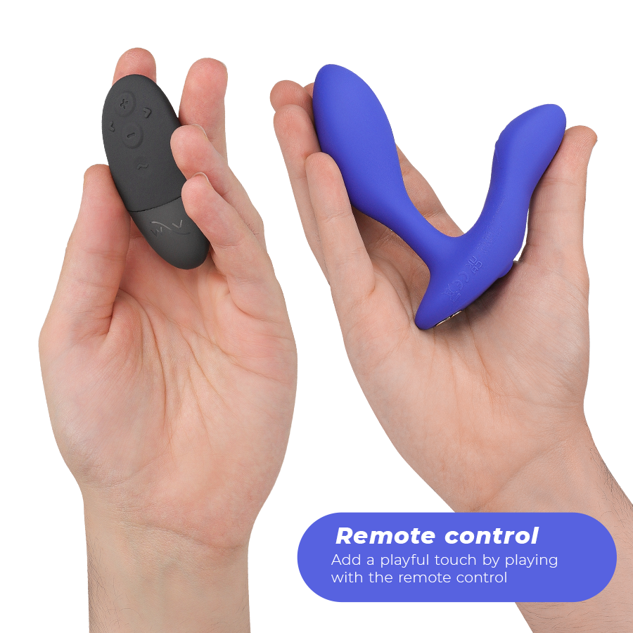 WE-VIBE - MASSEUR DE PROSTATE VECTOR+ BLEU - 7eme ciel