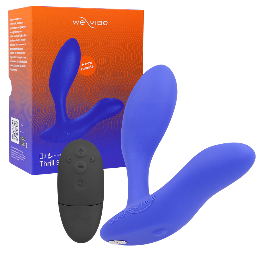 WE-VIBE - MASSEUR DE PROSTATE VECTOR+ BLEU - 7eme ciel