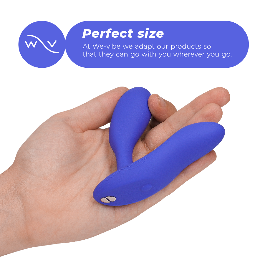 WE-VIBE - MASSEUR DE PROSTATE VECTOR+ BLEU - 7eme ciel