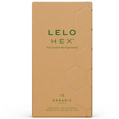 LELO - HEX BOÎTE DE PRÉSERVATIFS BIOLOGIQUES 12 UNITÉS