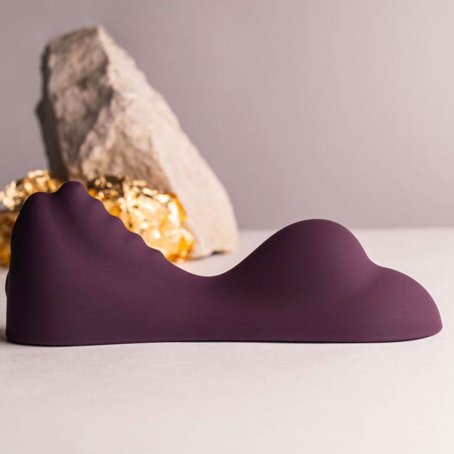 ROCKS-OFF - VIBRATEUR ASSIS VIOLET RUBY GLOW - 7eme ciel