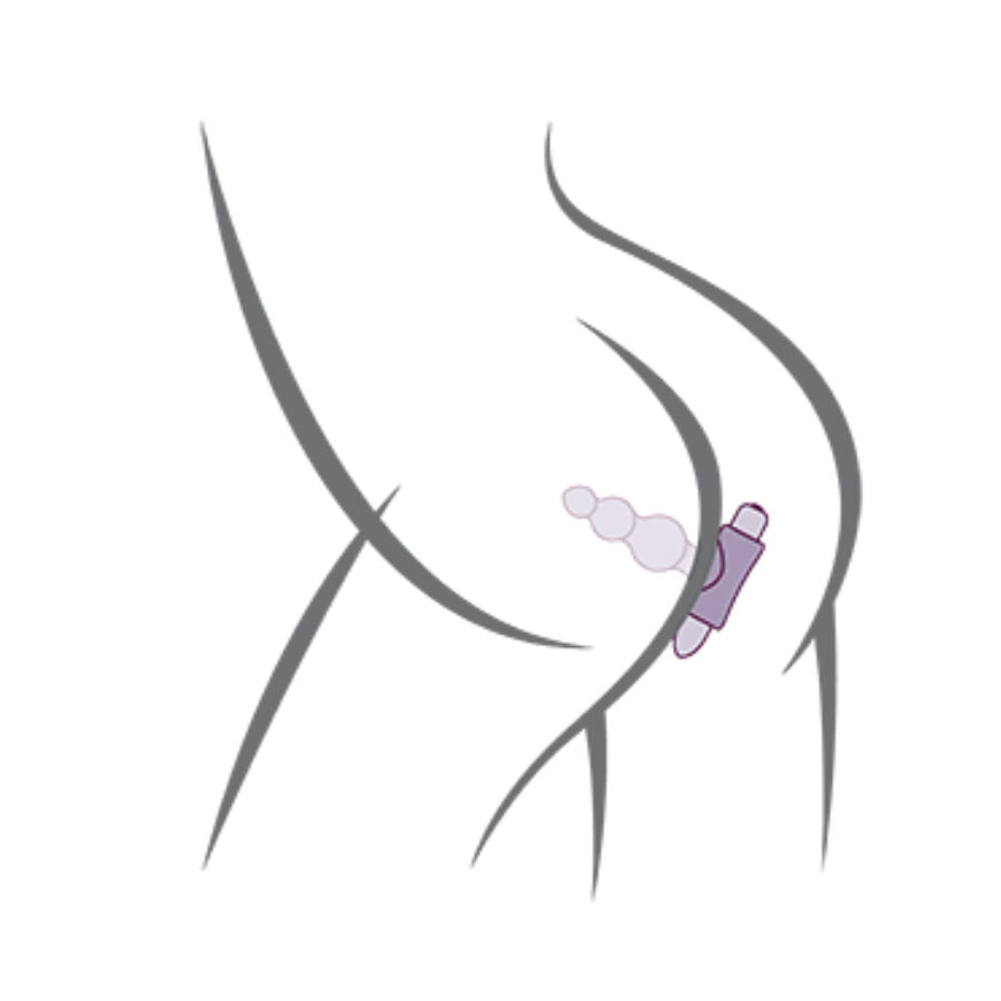 ROCKS-OFF - PETITE SENSATIONS BUBBLES ANAL PLUG VIBRATEUR NOIR - 7eme ciel