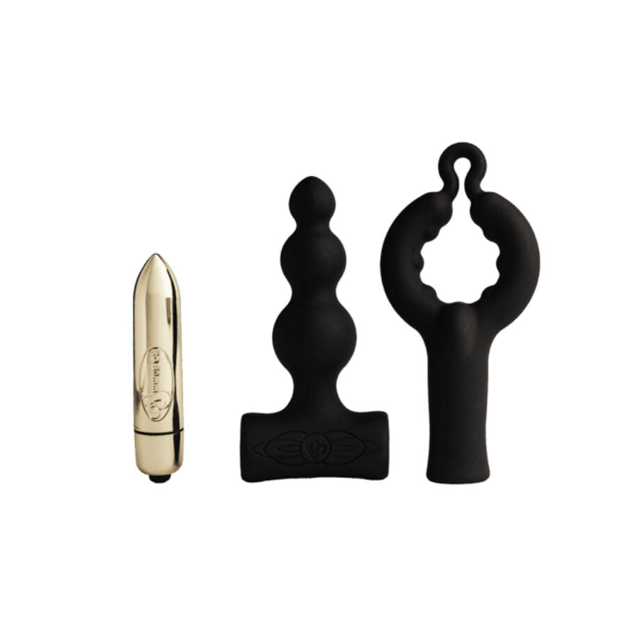 ROCKS-OFF - PETITE SENSATIONS BUBBLES ANAL PLUG VIBRATEUR NOIR - 7eme ciel