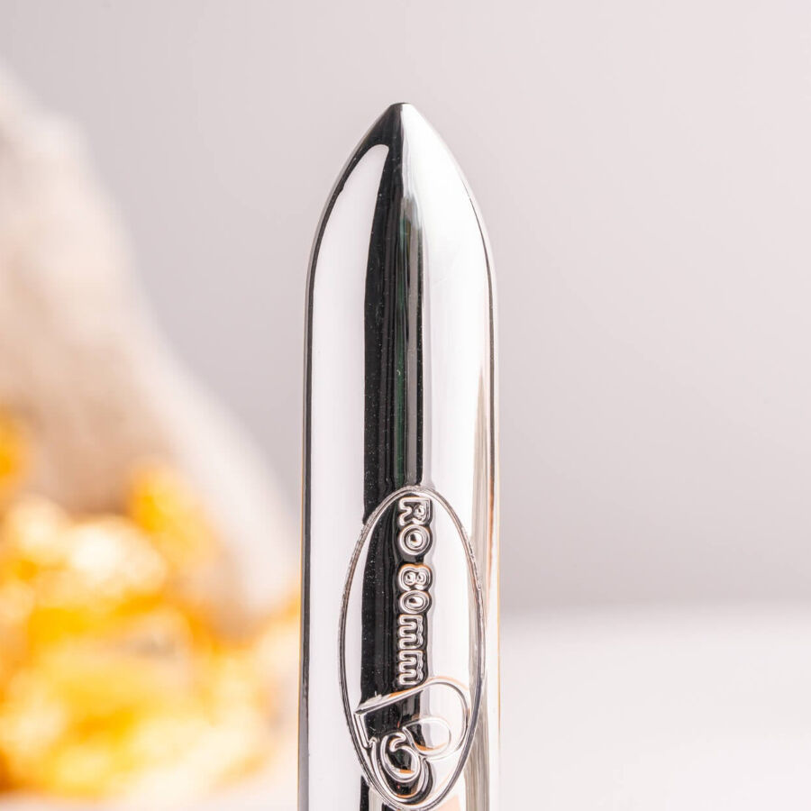 ROCKS-OFF - RO-80 BALLE VIBRANTE CHROME ARGENTÉE - 7eme ciel