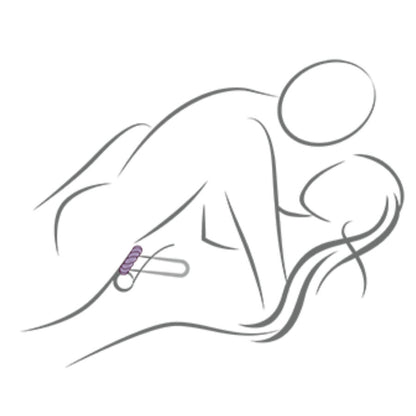 ROCKS-OFF - ANNEAU DE MASTURBATION EN SILICONE NOIR TWIST - 7eme ciel