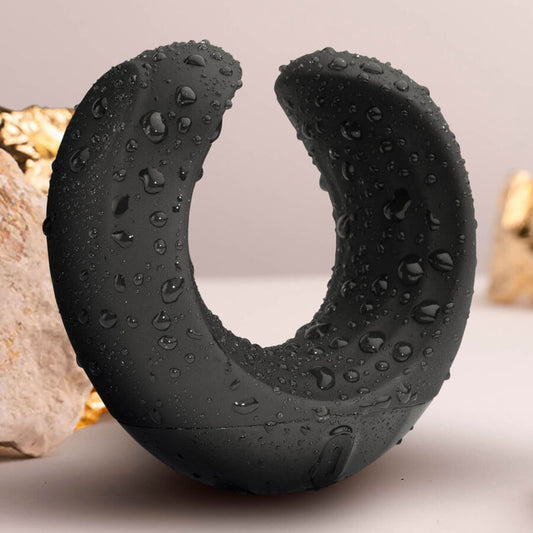 ROCKS-OFF - MASTURBATEUR VIBRATEUR ECHO BLACK - 7eme ciel