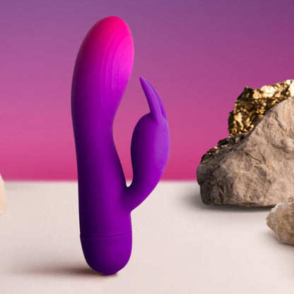ROCKS-OFF - GLO-GIRL VIBRATEUR LAPIN VIOLET - 7eme ciel