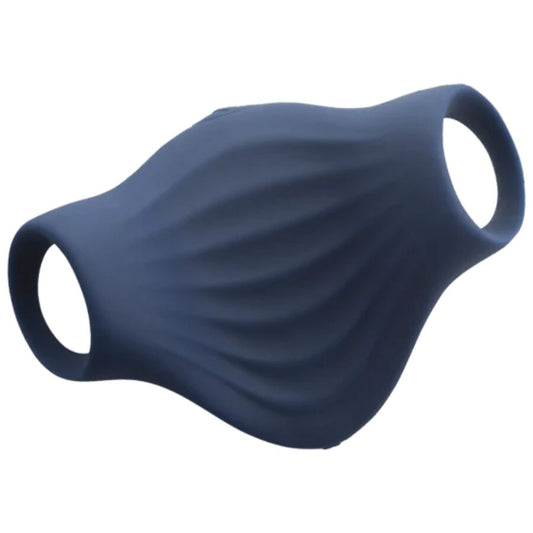 ROCKS-OFF - MASTURBATEUR VIBRATEUR FLEXIBLE PALM BLUE - 7eme ciel
