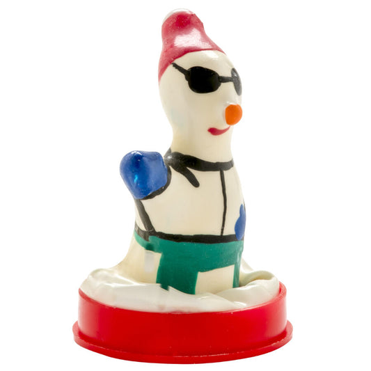 CONDOMERIE - PRÉSERVATIFS FANTAISIE PEINTS À LA MAIN SNOWBOARDER XL