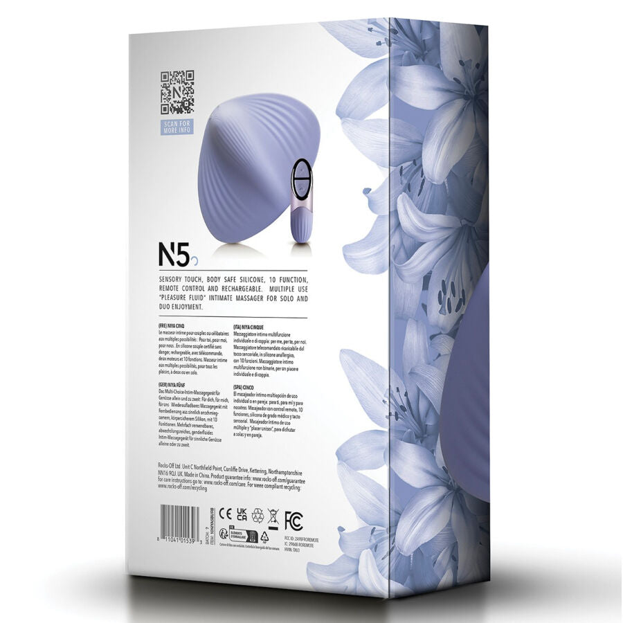 NIYA - N5 MASSEUR INTIME MULTI-USAGES AVEC TÉLÉCOMMANDE - 7eme ciel