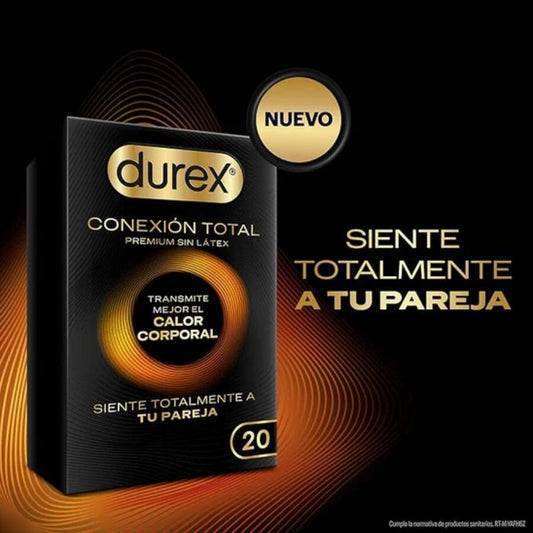 DUREX - CONNEXION TOTALE ULTRA FINE PLUS SANS LATEX 20 UNITÉS - 7eme ciel