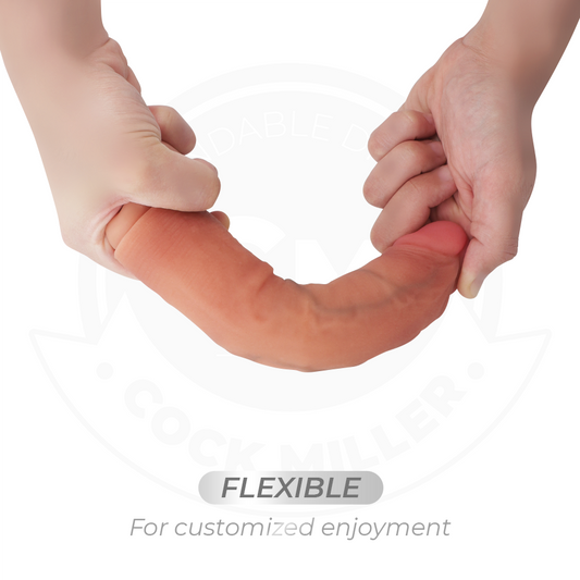 COCK MILLER - GODE RÉALISTE AVEC VENTOUSE ET TÉLÉCOMMANDE VIBRATIONS 19,5 CM - 7eme ciel